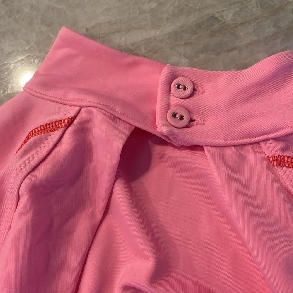 NWOT Free People HAH “Hot as Hell” Rash Guard‎ in Pink!